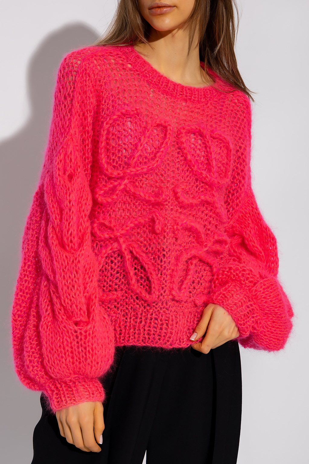 Polo sweater in cashmere Green - LOEWE